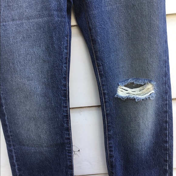 Current Elliott frayed hem unisex fit jeans 28 25 - Picture 5 of 8